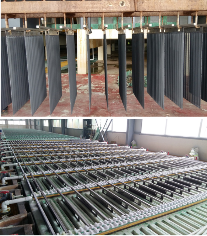 Lead dioxide titanium electrode