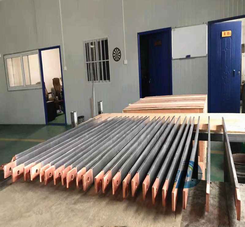 Titanium clad copper