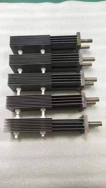 Titanium anode electrolytic cell for water treatment